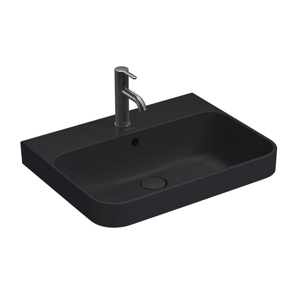 WASH BOWL : ANTHRACITE MATT, 60 cm
