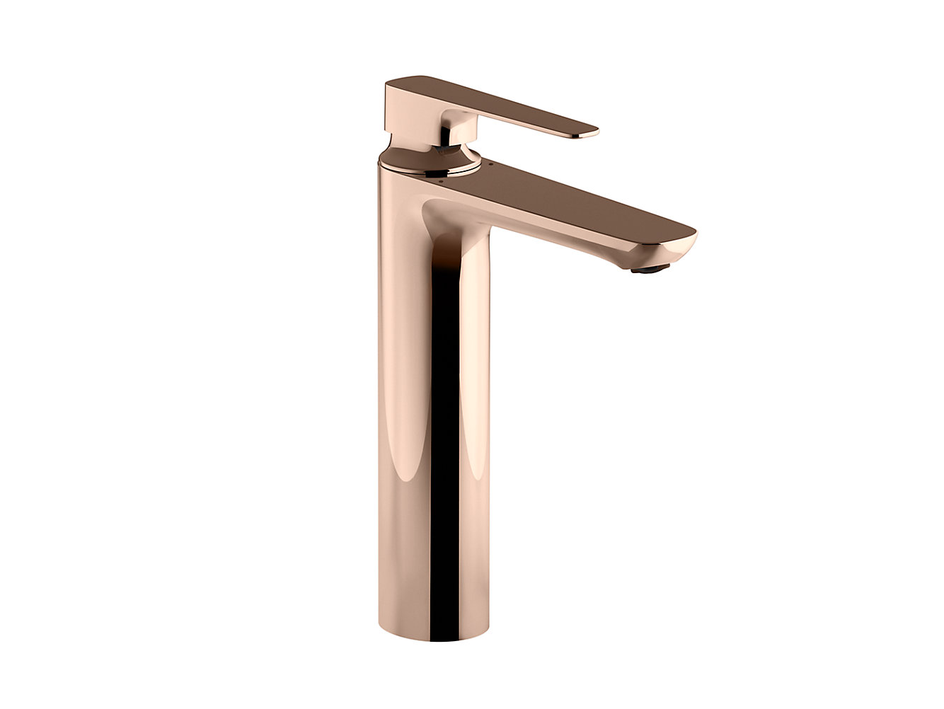 KOHLER ALEO+ ROSE GOLD BASIN MIXER HIGH NECK
