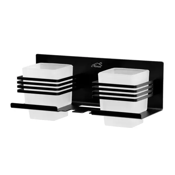 NEMSI TOOTH BRUSH HOLDER DOUBLE TUMBER